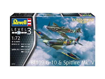 Revell Combat Set Messerschmitt Bf109G-10 & Spitfire Mk.V