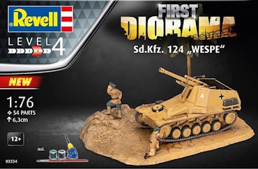 Revell First Diorama Set-Sd.Kfz. 124 Wespe