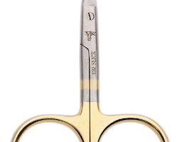 Dr Slick All Purpose Scissor 4"  Gold Loops Curved