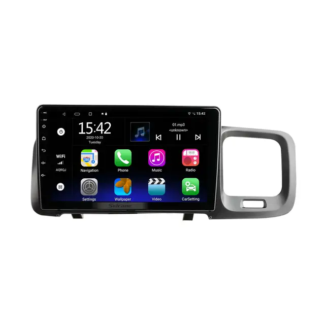 9" android 12, bilstereo  Volvo v60 , s60 (2014--2020)gps carplay android auto blåtand rds Dsp RAM:4GB,  ROM: 64GB, 4G LTE