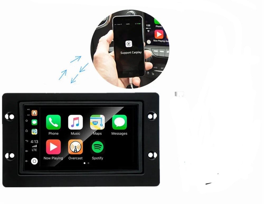 7"android 12  bilstereo  SAAB 9-5 (2005--2009) GPS WIFI carplay android auto blåtand rds Dsp RAM:8GB, ROM :128GB , 4G LTE