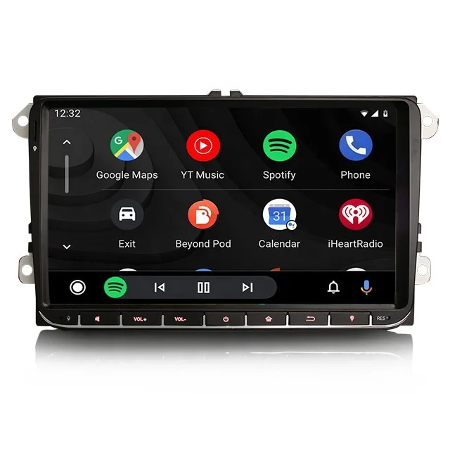 9" Octa-Core Android 12.0 ,vw  Caddy(2004---2015) gps wifi carplay android auto blåtand rds Dsp RAM:8GB,ROM:128GB,  4G LTE