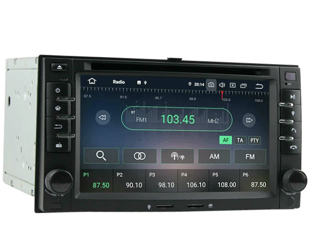6.2" android 12 bilstereo  dvd spelare  KIA CARNIVAL (2006-2011) GPS WIFI CARPLAY ANDROID AUTO BLÅTAND RDS DSP ROM:128GB,RAM: 8GB, 4G LTE