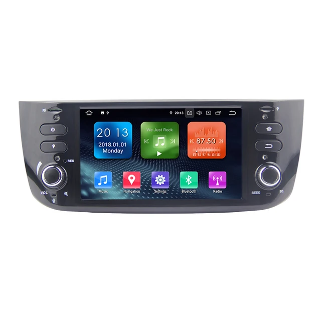 6.2" android 12. Bilstereo Fiat Punto,  Linea ( 2012---2016) gps wifi carplay android auto blåtand rds Dsp RAM: 8GB, ROM: 128GB  4G LTE