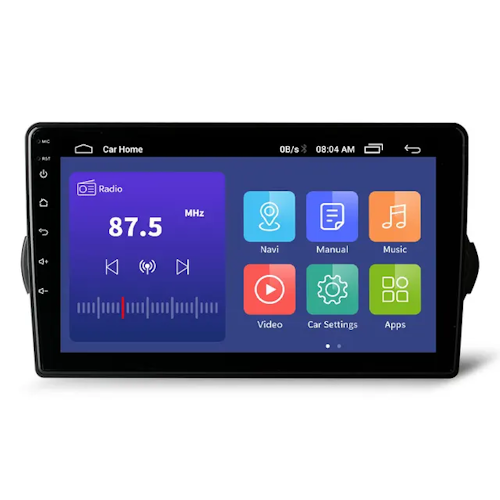 9" android 12 bilstereo  Fiat Tipo (2015--2020) gps wifi carplay android auto blåtand rds Dsp RAM:8GB,  ROM: 128GB, 4G LTE
