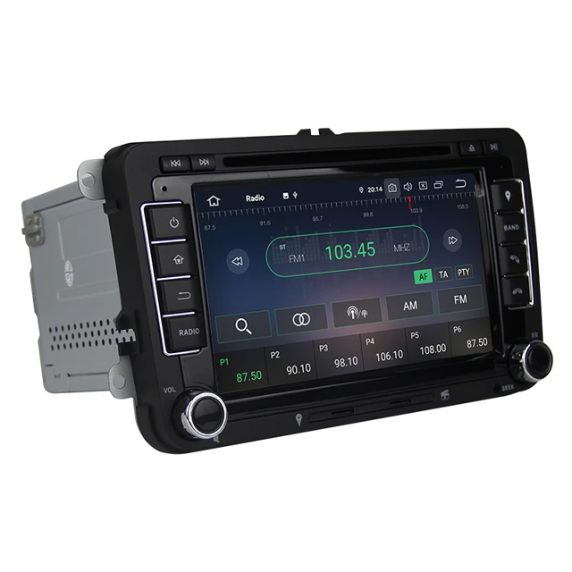 7" android 12 bilstereo dvd spelare SKODA Fabia (2007-2014) Fabia Combi (2008-2014) Roomster (2006-2014) Octavia (2007-2012) Yeti (2009-2015) Superb (2008-2014) gps wifi carplay android auto blåtand r