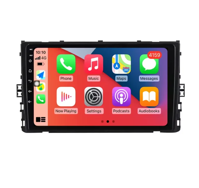 9"android 12 bilstereo vw  T-Roc (2020--2021) gps wifi carplay android auto blåtand rds Dsp RAM: 8GB, ROM: 128GB  4G LTE