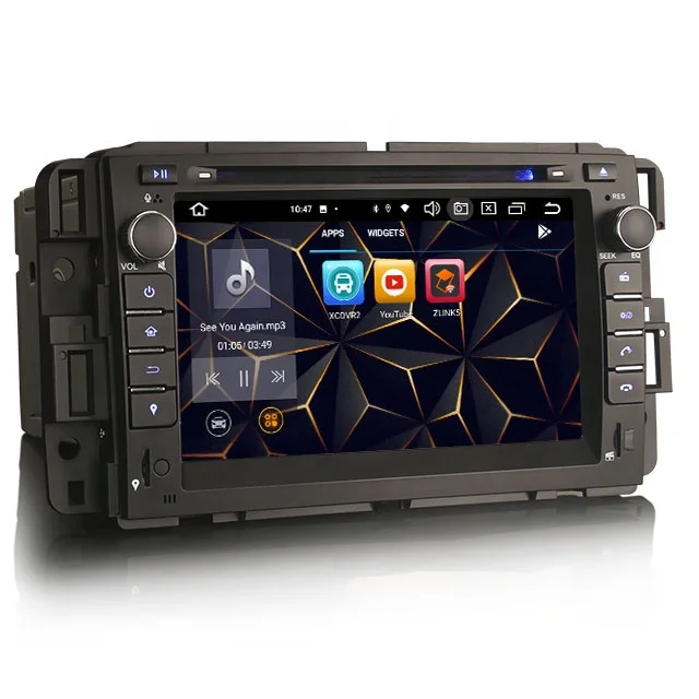 7"android 12,bil dvd-spelare  chevrolet  Silverado 1500HD/2500HD/3500HD (2007-2014)   gps wifi carplay android auto blåtand rds Dsp RAM:4GB, ROM:64GB, 4G LTE
