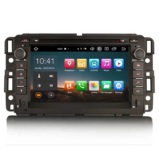7"android 12,bil dvd-spelare  chevrolet  Silverado 1500HD/2500HD/3500HD (2007-2014)   gps wifi carplay android auto blåtand rds Dsp RAM:4GB, ROM:64GB, 4G LTE