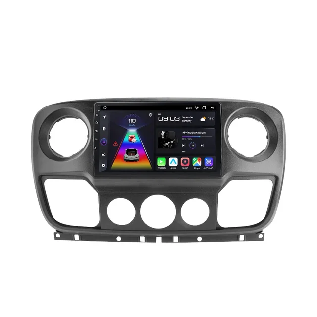 10.1" android 14  bilstereo  Opel Movano (2010--2021) gps wifi carplay android auto blåtand rds Dsp  Rom:256GB  Ram:8GB,4G LTE