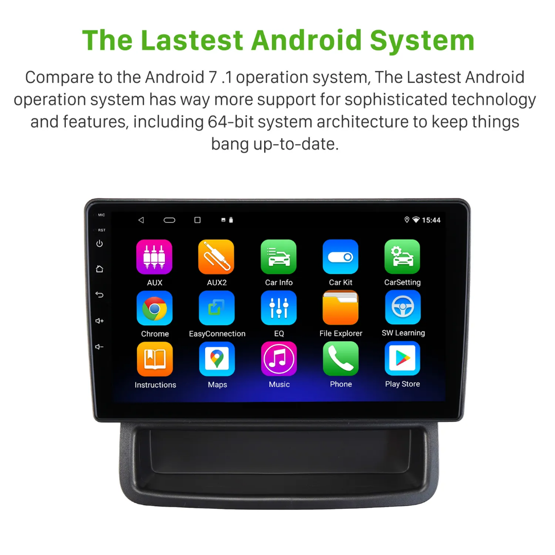9" android 13 Bilstereo  Renault Traffic ( 2010-- 2014) gps wifi carplay android auto blåtand rds Dsp RAM:8GB, ROM: 128GB, 4G LTE