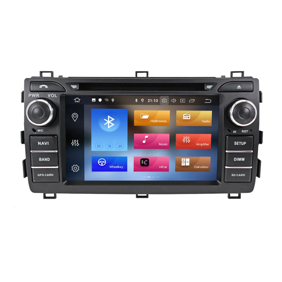 7"android 13,bilstereo  dvd-spelare Toyota Auris ( 2013-2015) gps wifi carplay android auto blåtand rds Dsp RAM: 8GB,Rom:128GB  4G LTE