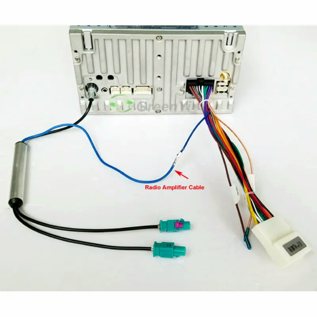 Skoda radio dubbel antenna adapter