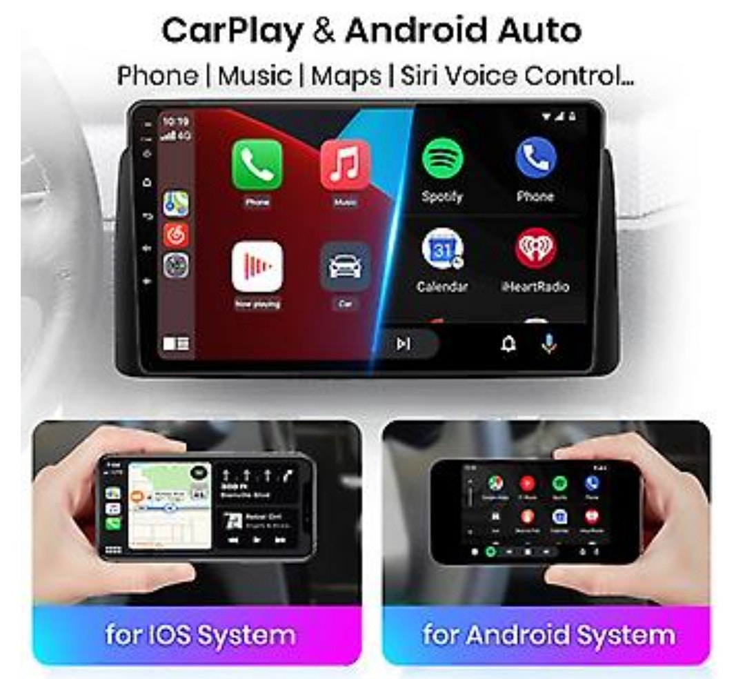 9"android 13. Bilstereo Fiat Ducato 3 (2011-2022 )gps wifi carplay android auto blåtand rds Dsp RAM:4GB. ROM: 64GB 4G LTE
