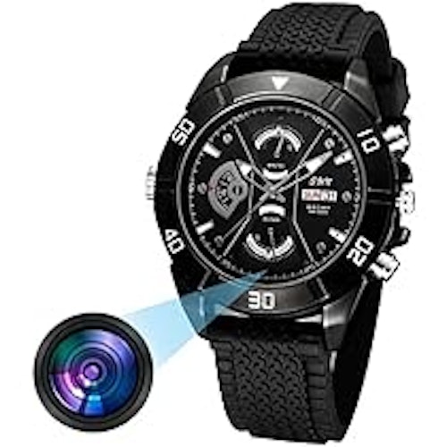 128 GB Armband spionklocka  med HD videokamera ,rörelsedetektering, mörkerseende