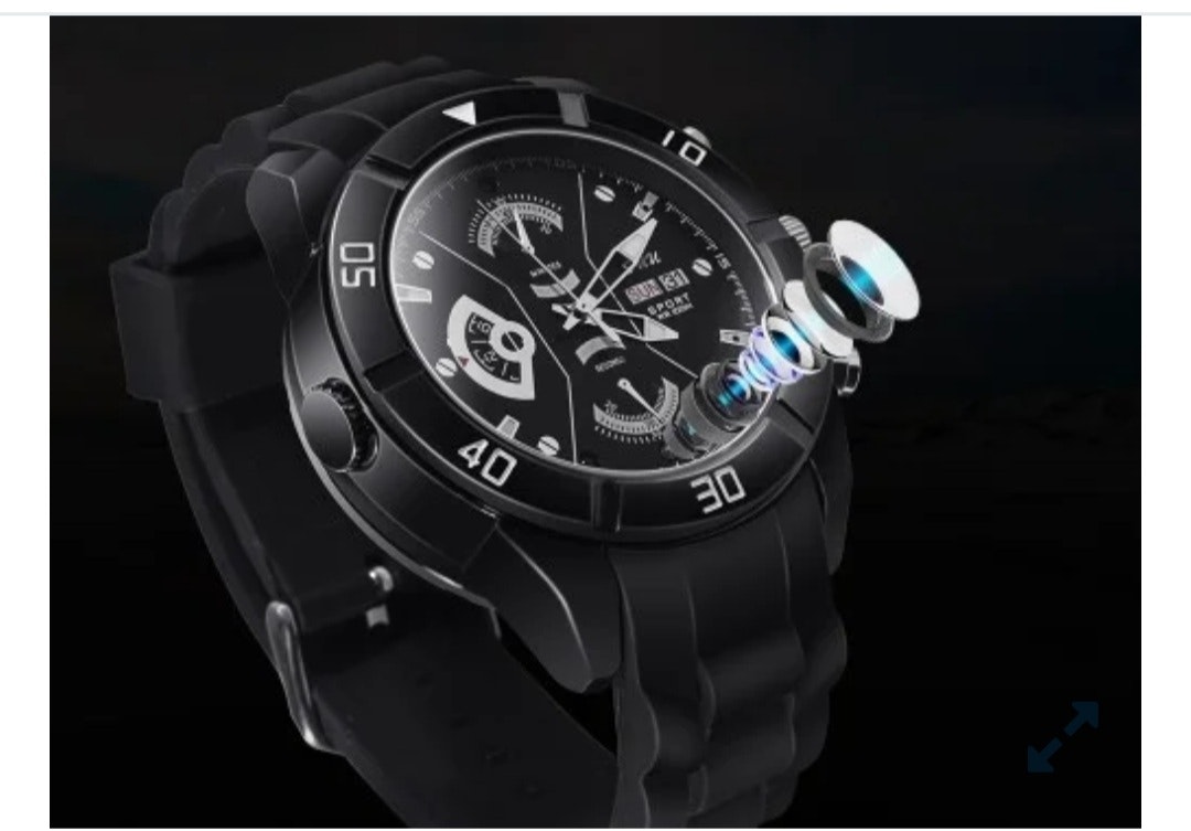 128 GB Armband spionklocka  med HD videokamera ,rörelsedetektering, mörkerseende