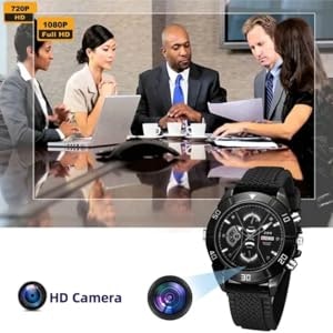 128 GB Armband spionklocka  med HD videokamera ,rörelsedetektering, mörkerseende