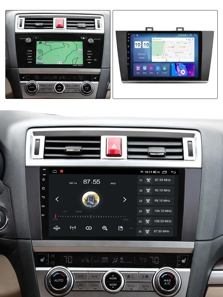 9"android 13, bilstereo  Forester/ XV( 2015--2018) gps wifi carplay android auto blåtand rds Dsp RAM:2GB, ROM: 64GB,wifi