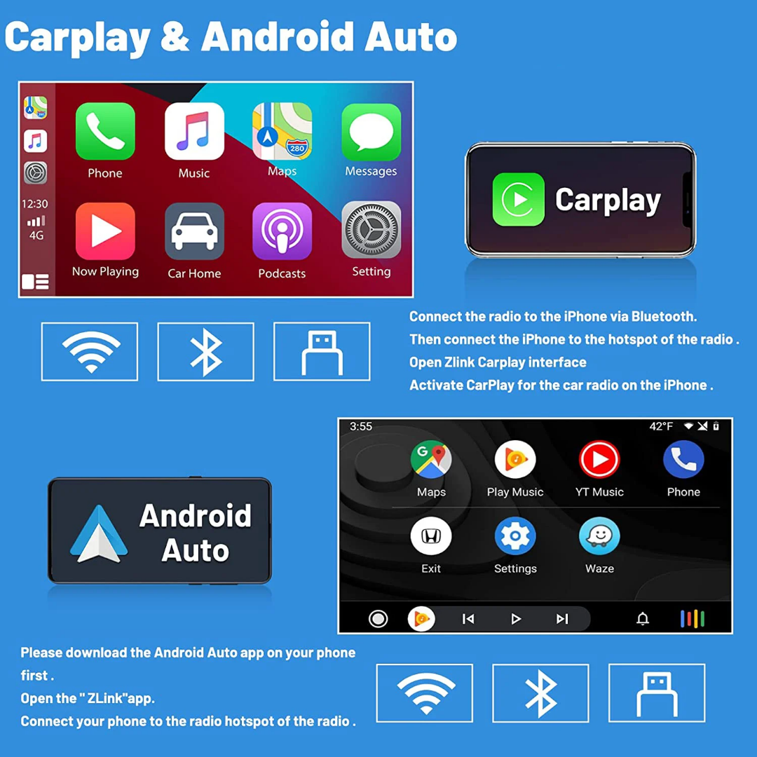 9"android 14 bilstereo  Subaru Forester/ impreza ( 2010--2014) gps wifi carplay android auto blåtand rds Dsp RAM:2GB,ROM: 64GB