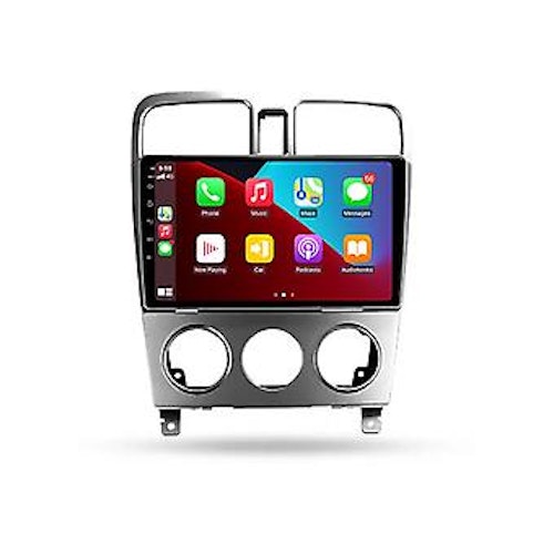 9"android 14 bilstereo  Subaru Forester( 2002--2008) gps wifi carplay android auto blåtand rds Dsp RAM:6GB,ROM: 128GB,4G LTE