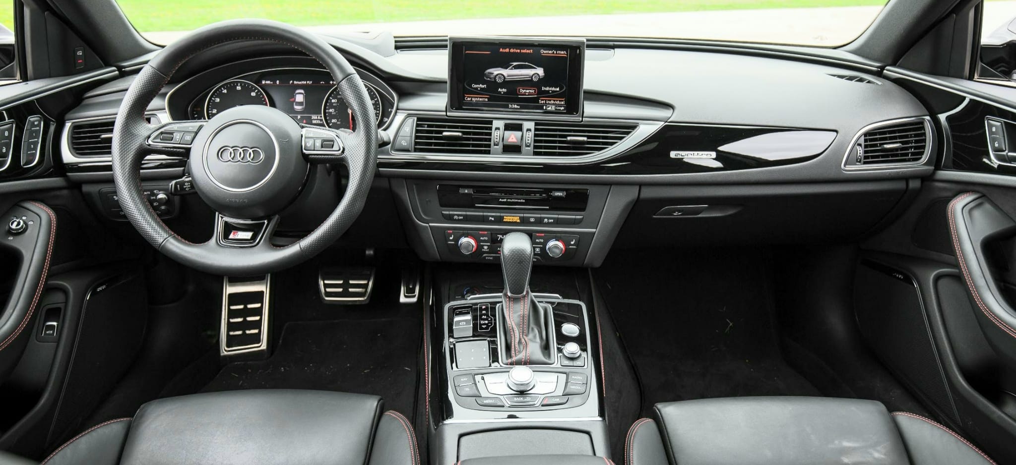 9"android 13 bilstereo  Audi A6 ( 2012--2018) gps wifi carplay android auto blåtand rds Dsp RAM: 8GB, ROM:128GB, 4G LTE