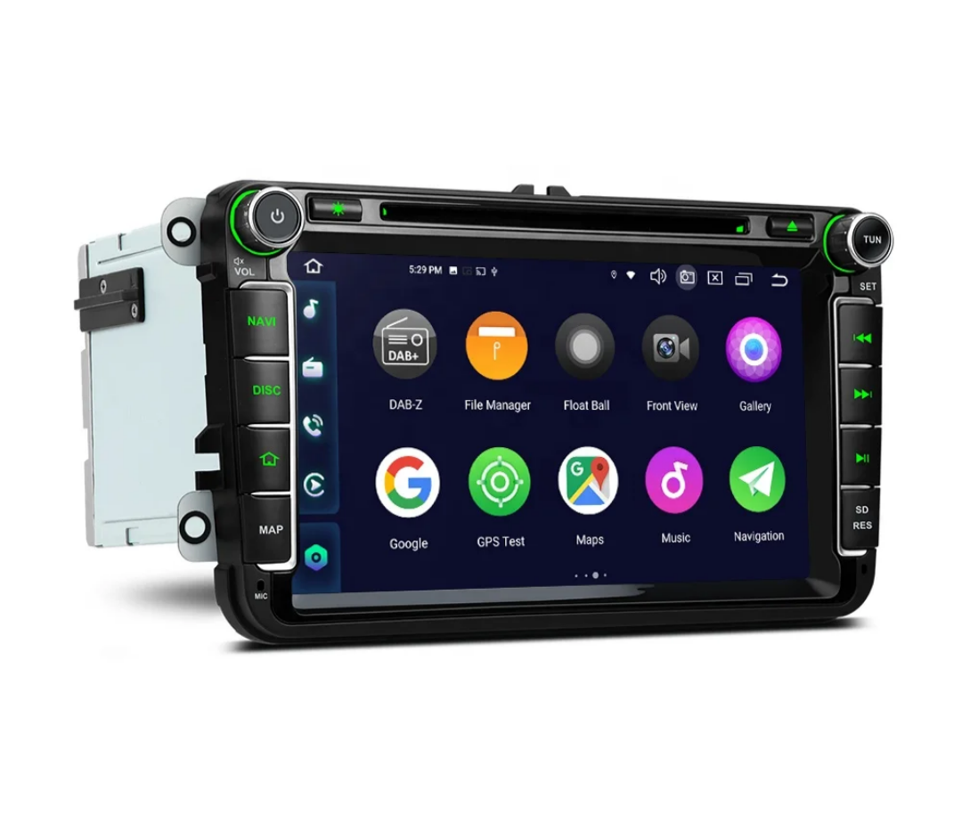 8"android 14, bilstereo  seat bilar( 2004---2015) gps wifi carplay android auto blåtand rds Dsp RAM: 8GB, ROM: 128GB, 4G LTE