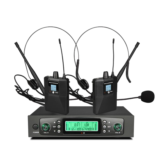 2×50 kanal PLL Headset mikrofonsystem