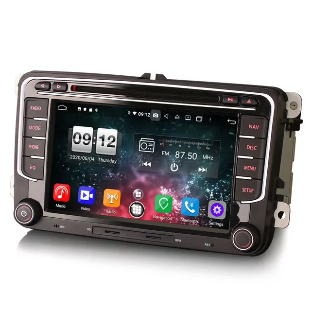 7"android11, bildstereo vw Amarok, Caddy,T5 Multivan,EOS (2004--2015) gps,wifi,   carPlay ,bluetooth,64gb ,DAB,dsp,rds,dvd spelare carplay android auto