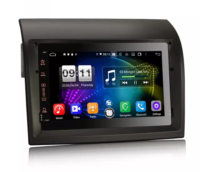 7" android 10, bilstereo Fiat Ducato,wifi,gps,64GB