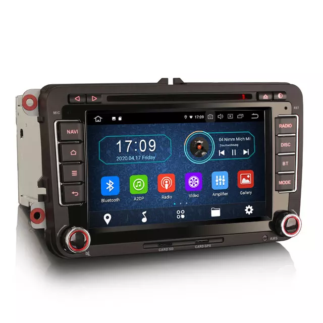7" VW bilstereo Android 10,gps,wifi