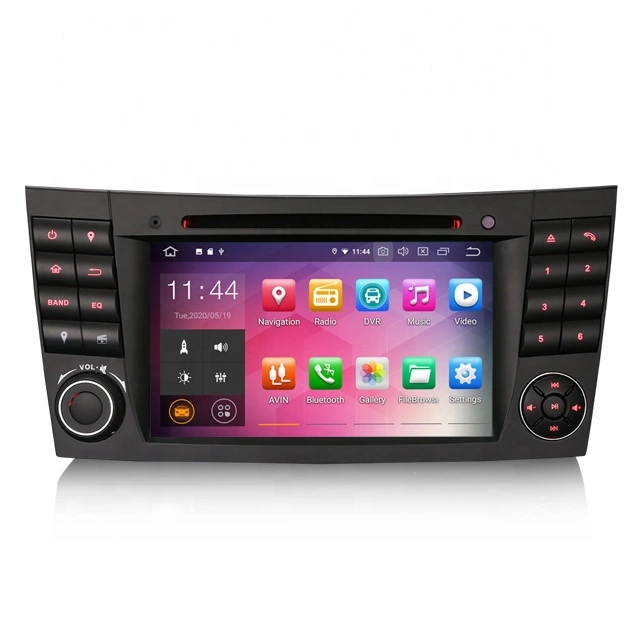 7" android 11 ,bilstereo Mercedes-Benz CLS Class  W219 G-Class W463 E-Class W211 ( 2002---2009) gps wifi carplay android auto blåtand rds Dsp 64gb, 4G-MODUL