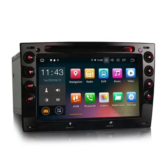 7" Android 10,bilstereo RENAULT MEGANE 2003-2010