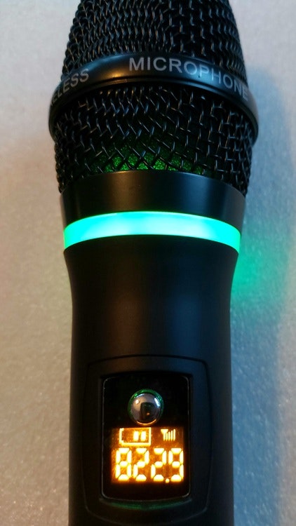 2×50 kanal PLL Uhf trådlöst handmikrofon system