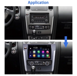 Andro7d 10, bilstereo ,gps,wifi,Nissan Patrol, 2015