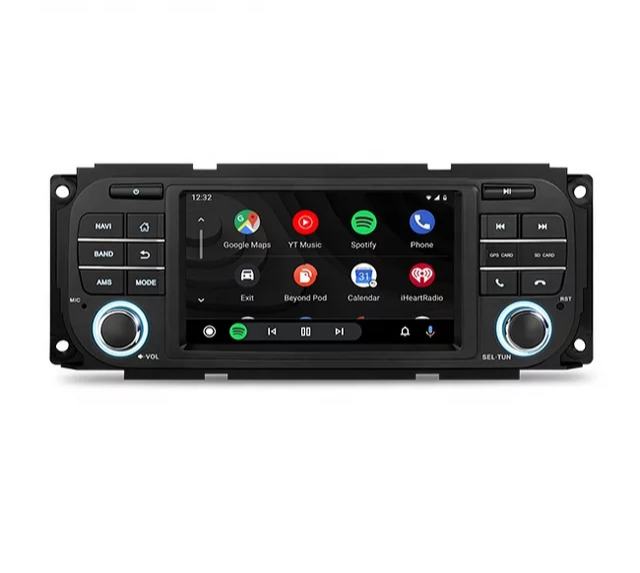 5" Android 12 ,bilstereo  Jeep grand cherokee,liberty, wrangler (1999--2007) gps wifi  Bluetooth dsp  16GB dsp