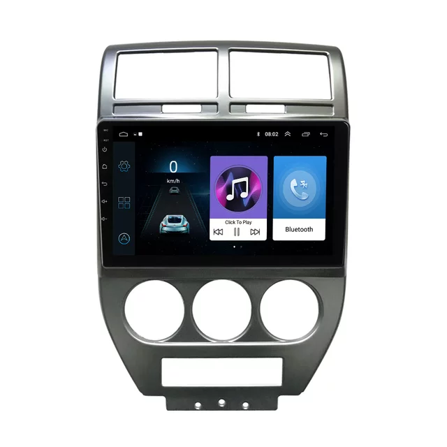 Android 10, bilstereo Jeep compass(2007--2009),gps,wifi