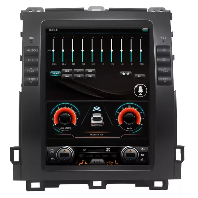 10.1 "android 10, bilstereo Toyota land cruiser  prado( 2002--2009)