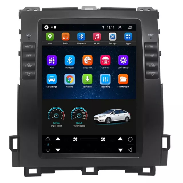 10.1 "android 10, bilstereo Toyota land cruiser  prado( 2002--2009)