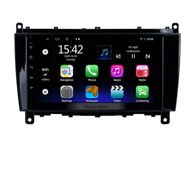 8"android 10,bilstereo Mercedes Benz CLK w209 ( 2004---2012) gps, wifi, 32GB