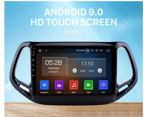 Android 11, bilstereo Jeep cherokee 5 (2014--2018) gps wifi carplay android auto blåtand  32gb 4G WiFi-modul