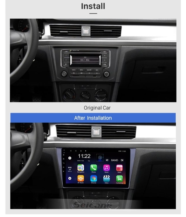 10,1"android 10, bilstereo vw Bora(2016--2018) gps, wifi, 32GB