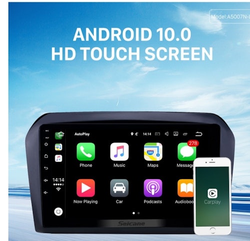 9"android 10, bilstereo vw Jetta (2013---2017) gps, wifi, 32GB, blåtand