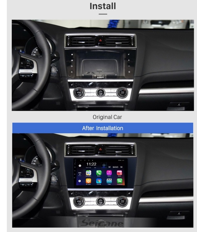9"android 10,bilstereo Subaru Legacy (2015--2018) gps, wifi, 32GB, blåtand