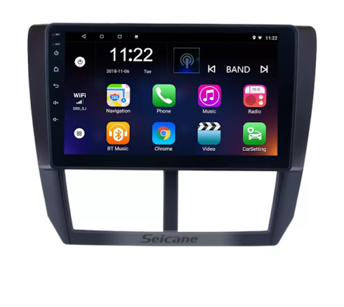 9"android 11,bilstereo  Subaru Forester (2009--2012) gps, wifi, 32GB ,blåtand carplay dsp Android Auto 4G
