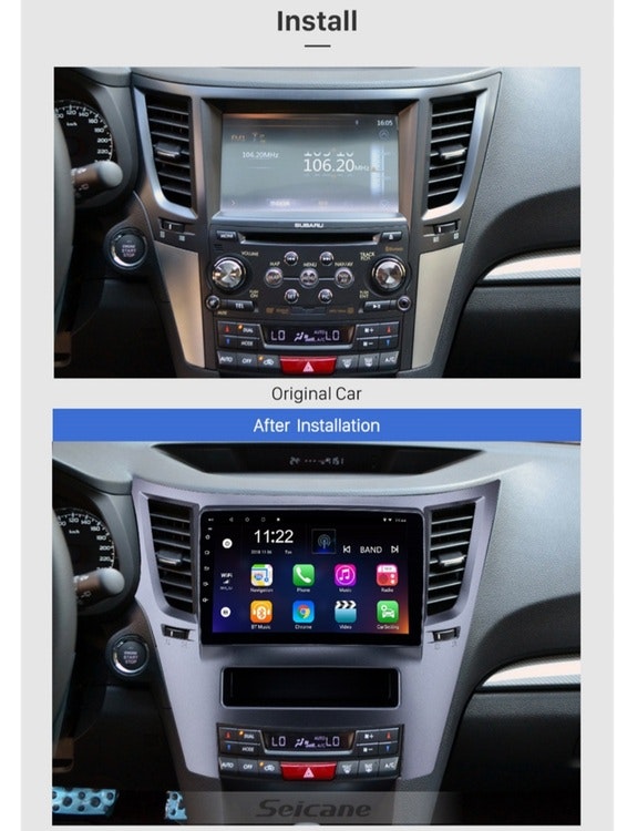 9"android 11,bilstereo Subaru Ouback (2010--2014) gps, wifi, 32GB, blåtand 4G