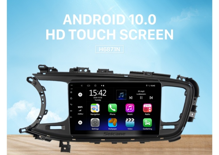 9"android 10, bilstereo Kia K5 (2013---2015) gps, wifi, 32GB ,blåtand