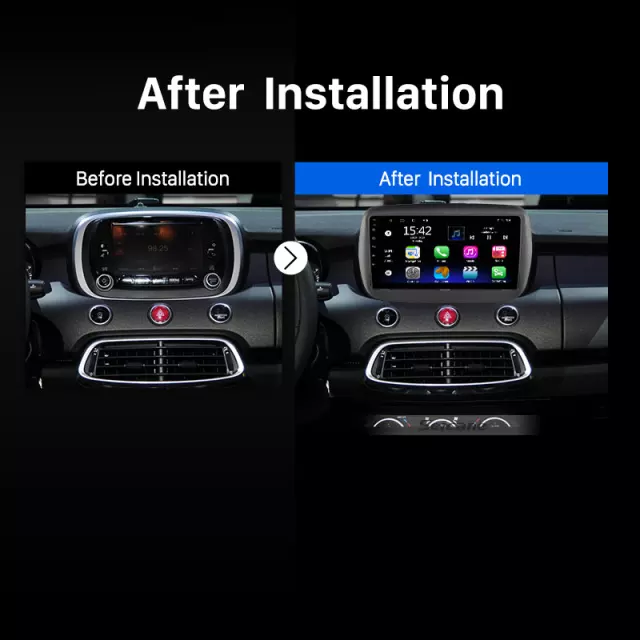 9"android 10,bilstereo Fiat 500 ( 2015--2021) GPS ,wifi, 32GB, blåtand