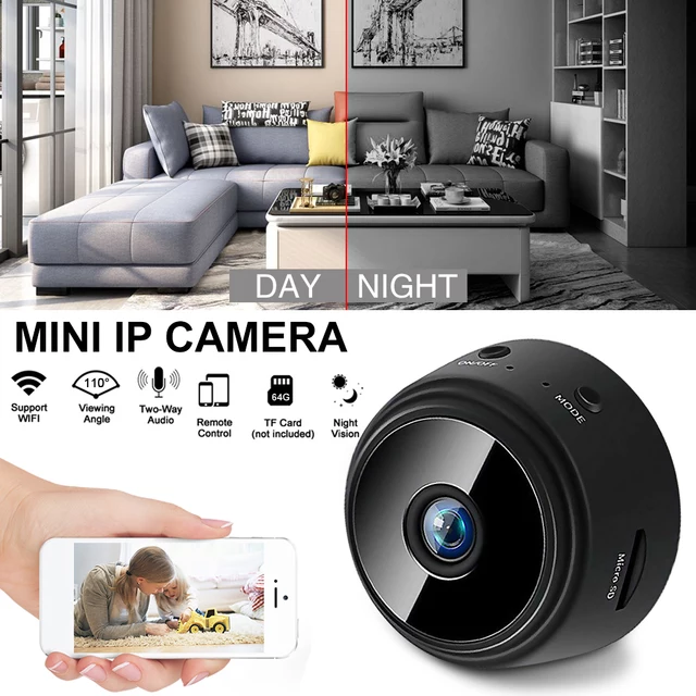 Mini bärbar wifi bevakningskamera,dvr,cloud , 16GB