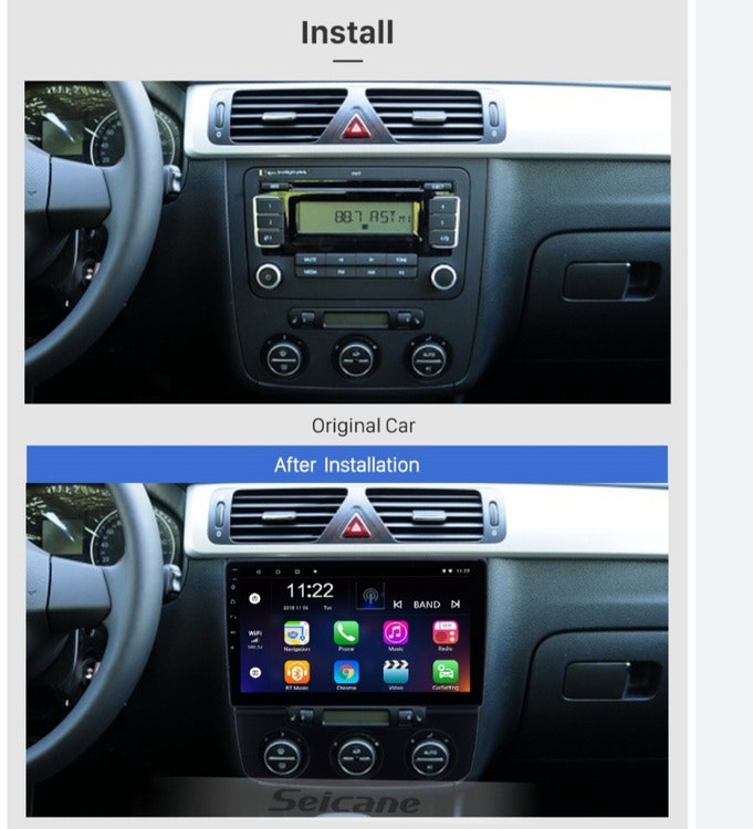 9"android 10,bilstereo Renault Megane II(2004--2008) GPS,wifi  ,32GB  ,blåtand  carplay