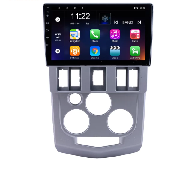 9"android 10,bilstereo Renault LOGAN L90 (2004--2008) GPS, wifi  ,32GB, blåtand  carplay